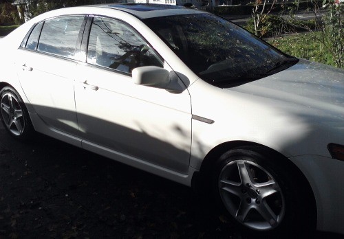 Acura tl after hand wax